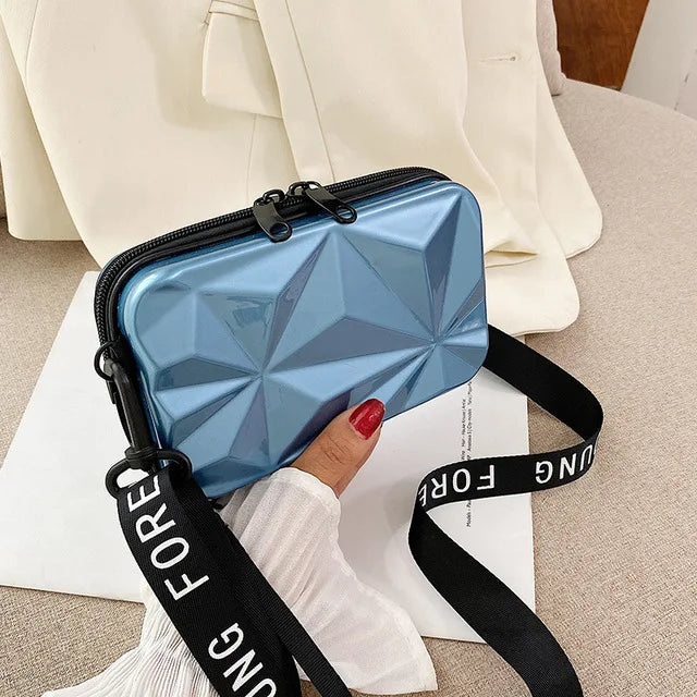 Luxury Hand Bags For Women 2023 New Suitcase Shape Totes Fashion Mini Luggage Bag Women's Branded Trending Famous Clutch Box Bag