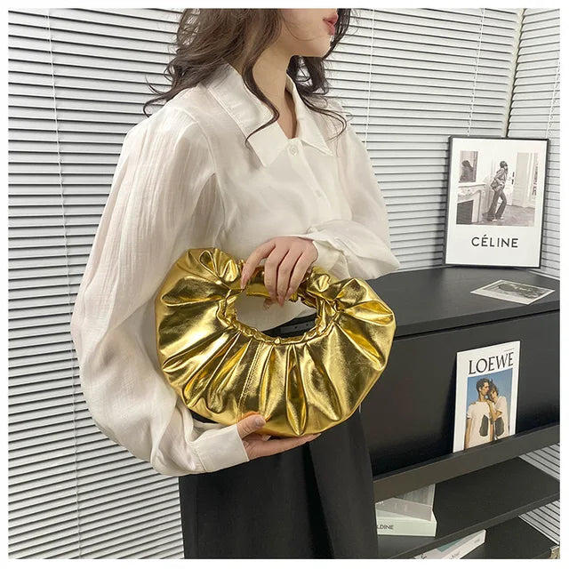 Gold Sliver Fashion Evening Clutch Women Chain Sling Shell Bags Party Wedding Crossbody Bags For Women Small Cute Purse Clutches