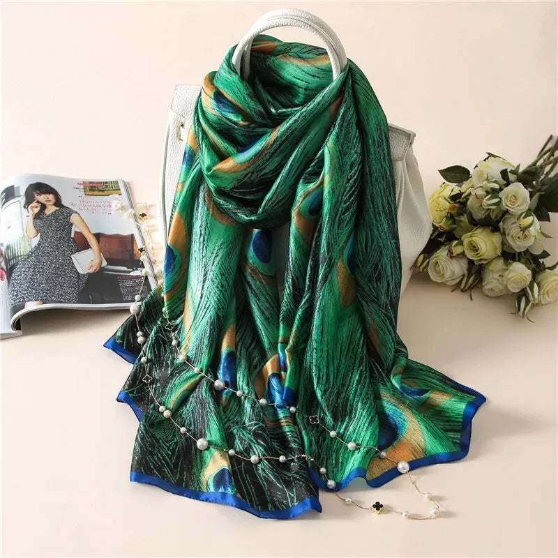 Designer Delight: High-End Brand Silk Scarf for Style Connoisseurs"