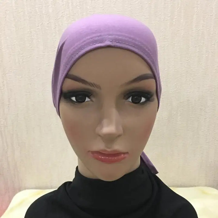 Cotton Under Scarf Hijab Inner Hat Women Muslim Bandana Beanie Bone Arab Bonnet Hats Cap Bandage Beanies Skullies Muslim