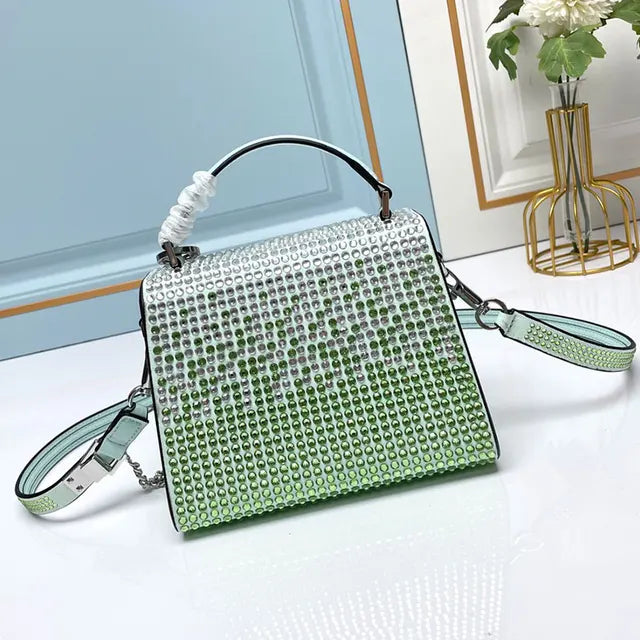 Luxury Crystal Bag Evening Party Dinner Clutch Purse High Quality Fashion Classic Women Handbag Tote Shoulder Crossbody Send Box