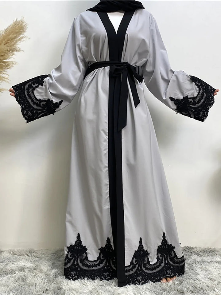 Modest Abaya Ramadan Dubai Robe Femme Musulmane Turkey Kaftan Islamic Clothing Muslim For Women Kimono Caftan Marocain Cardigan