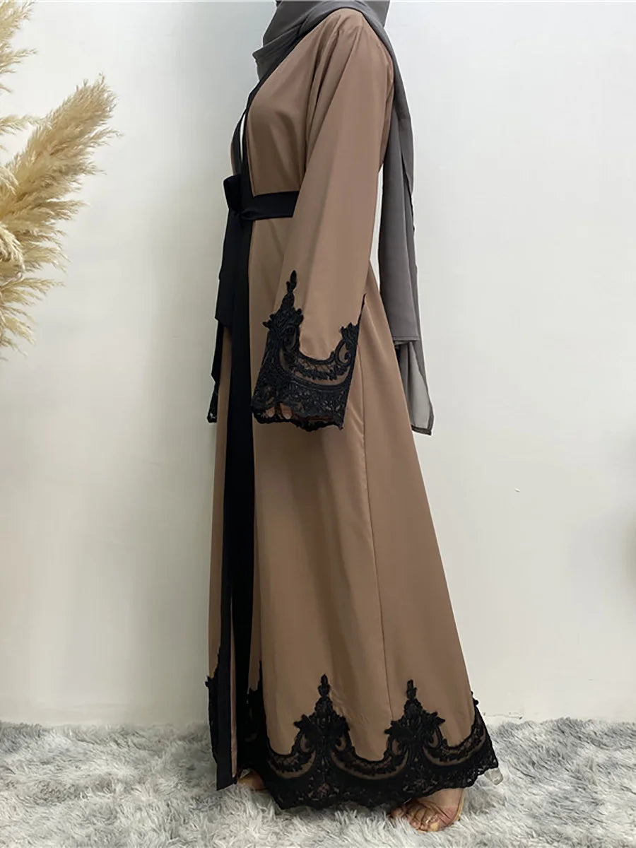 Modest Abaya Ramadan Dubai Robe Femme Musulmane Turkey Kaftan Islamic Clothing Muslim For Women Kimono Caftan Marocain Cardigan