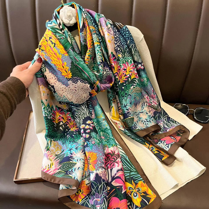 Designer Delight: High-End Brand Silk Scarf for Style Connoisseurs"