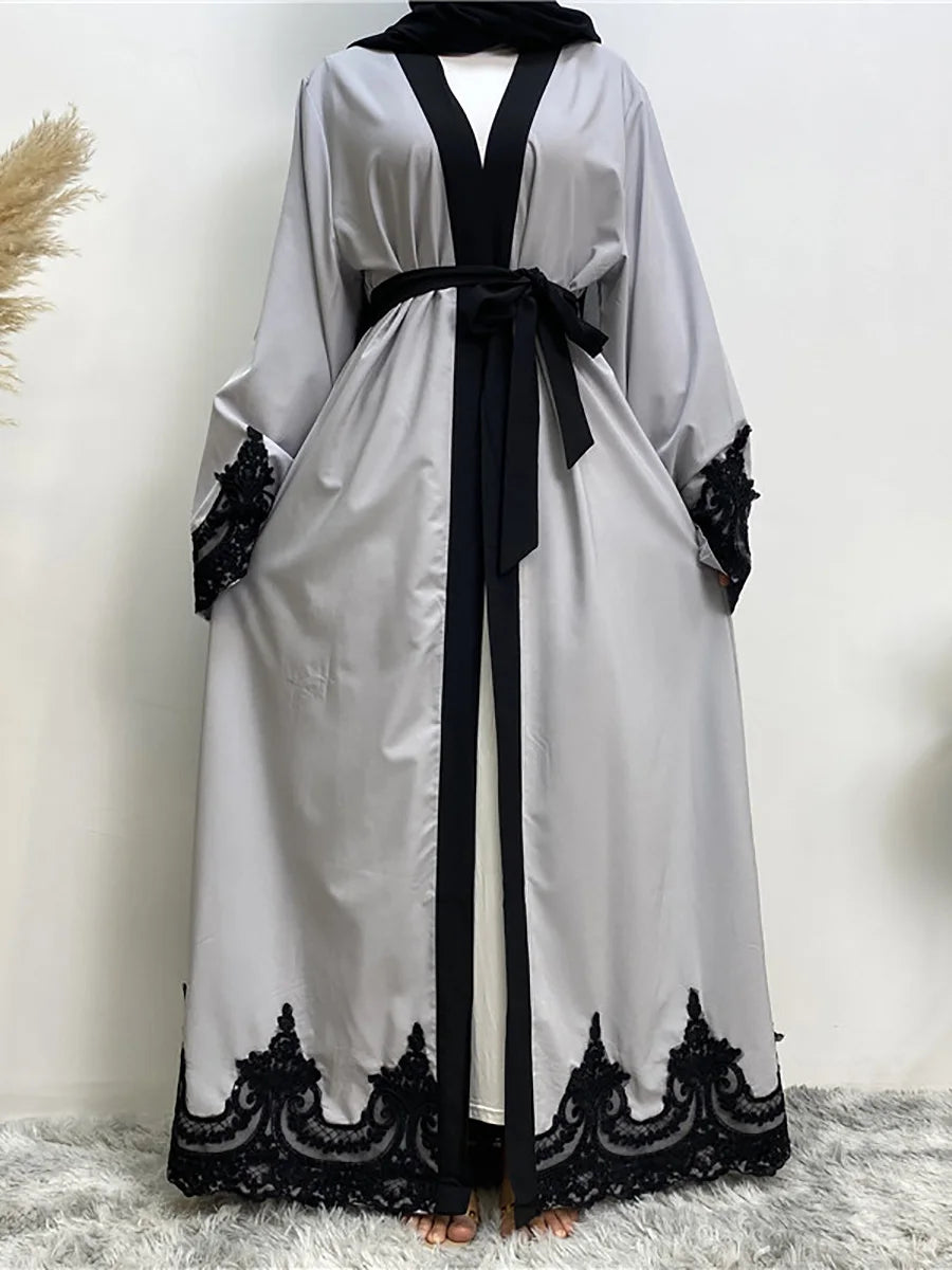 Modest Abaya Ramadan Dubai Robe Femme Musulmane Turkey Kaftan Islamic Clothing Muslim For Women Kimono Caftan Marocain Cardigan