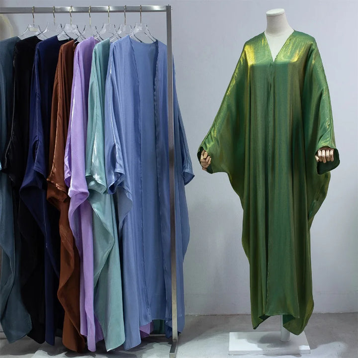 Muslim Abayas Smocking Sleeve Out kaftans Women Jilbabs Cardigan Coat Islamic Clothing Dubai Saudi Robe Turkish