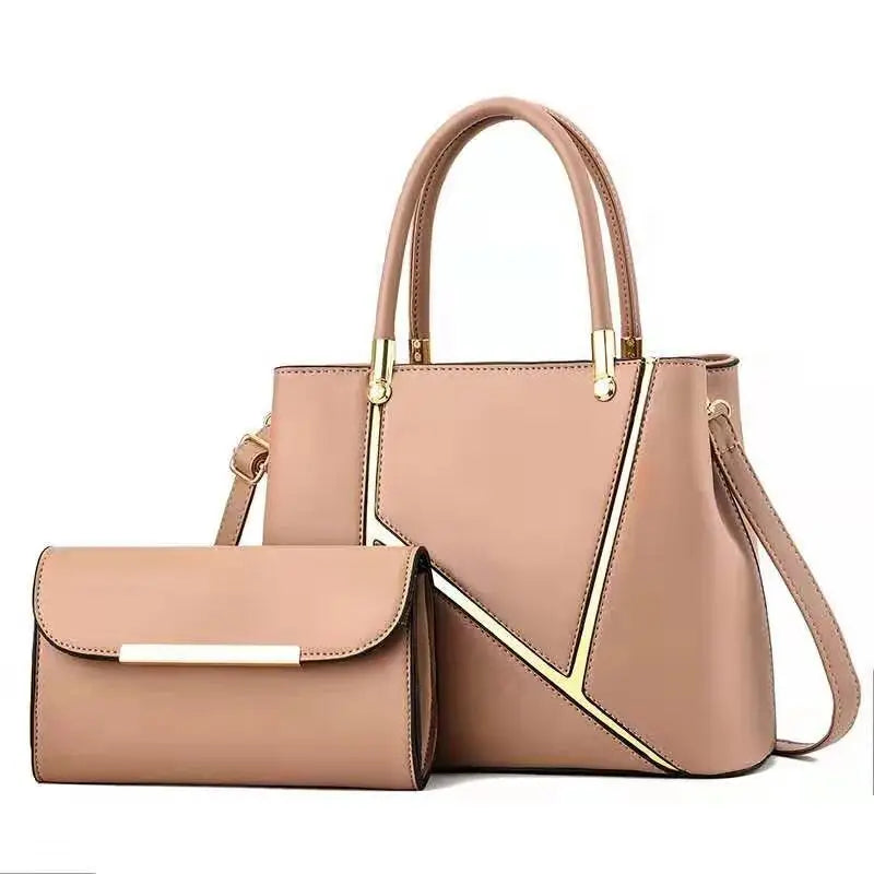 NEW Designer Brand Women Leather Shoulder Big Tote HandBag Fashion Shopping School Casual Travel Zipper Purse Messenger Bag