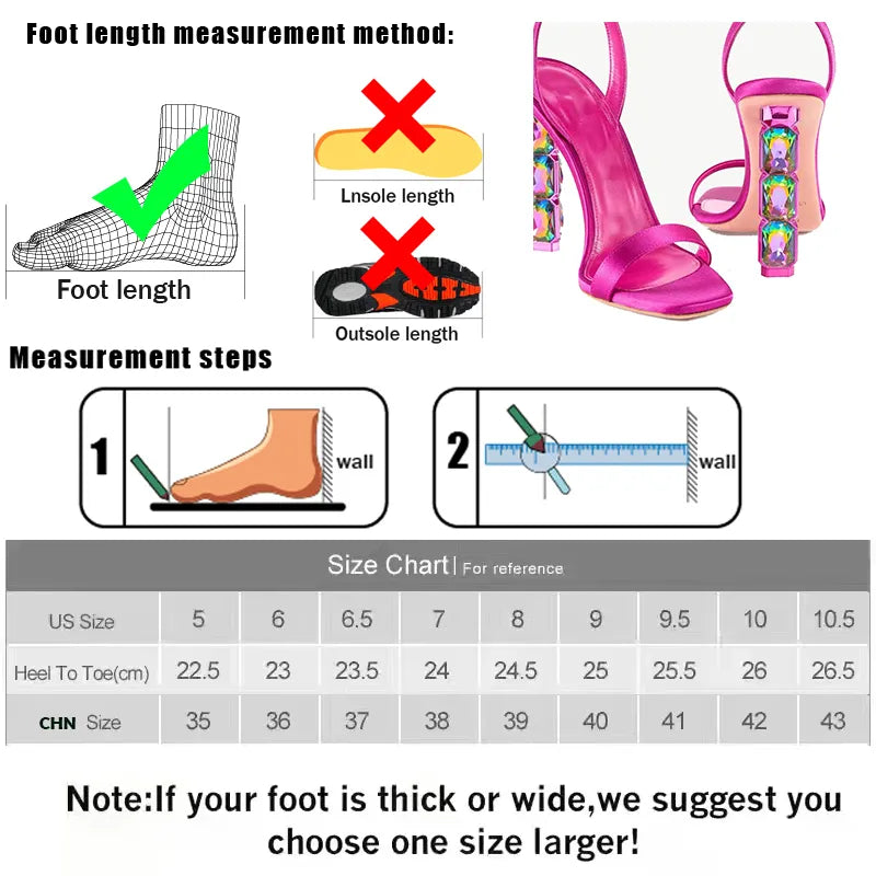 Spring Summer Buckle Warp Ladies Pumps Sandals 2023 Rhinestones Elegant Woman High Heels Shoes Female Fashion Crystal Sandals