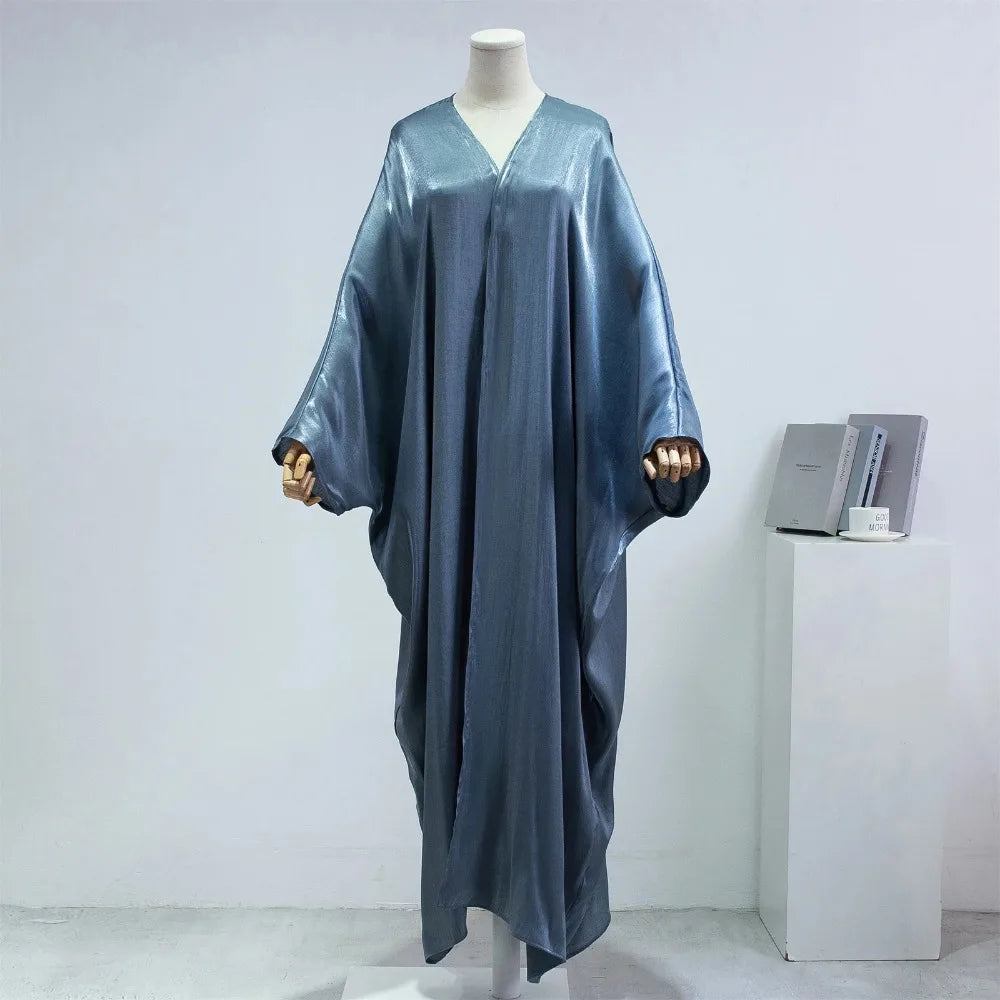 Muslim Abayas Smocking Sleeve Out kaftans Women Jilbabs Cardigan Coat Islamic Clothing Dubai Saudi Robe Turkish