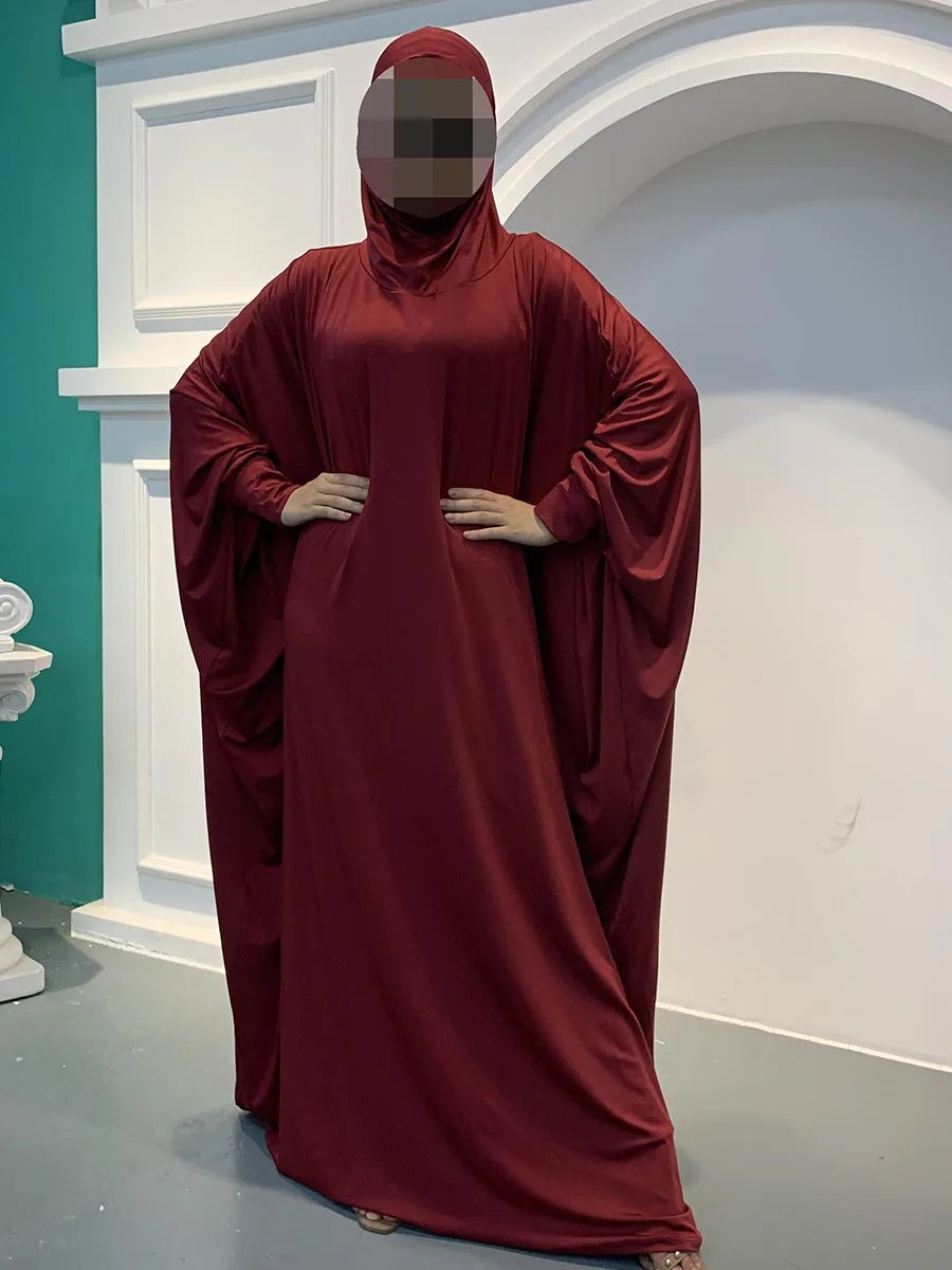 Modest Abaya Femme Musulman Ramadan Prayer Hijab Dress Turkey Kaftan Islamic Clothing Muslim For Women Maxi Robe Caftan Vestidos