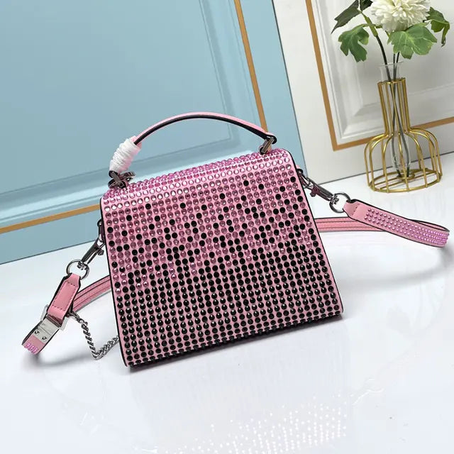 Luxury Crystal Bag Evening Party Dinner Clutch Purse High Quality Fashion Classic Women Handbag Tote Shoulder Crossbody Send Box