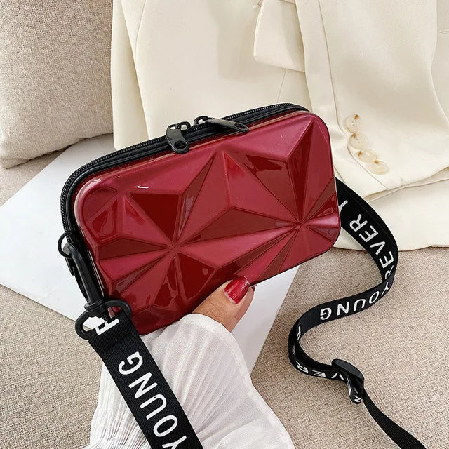 Luxury Hand Bags For Women 2023 New Suitcase Shape Totes Fashion Mini Luggage Bag Women's Branded Trending Famous Clutch Box Bag