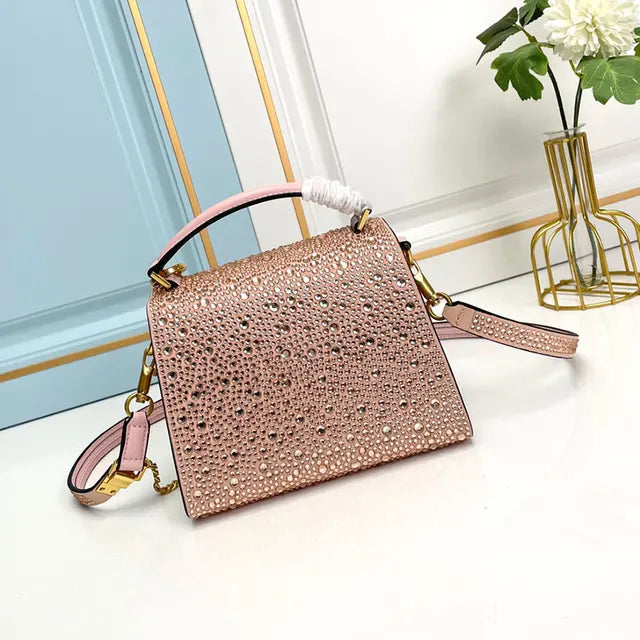 Luxury Crystal Bag Evening Party Dinner Clutch Purse High Quality Fashion Classic Women Handbag Tote Shoulder Crossbody Send Box