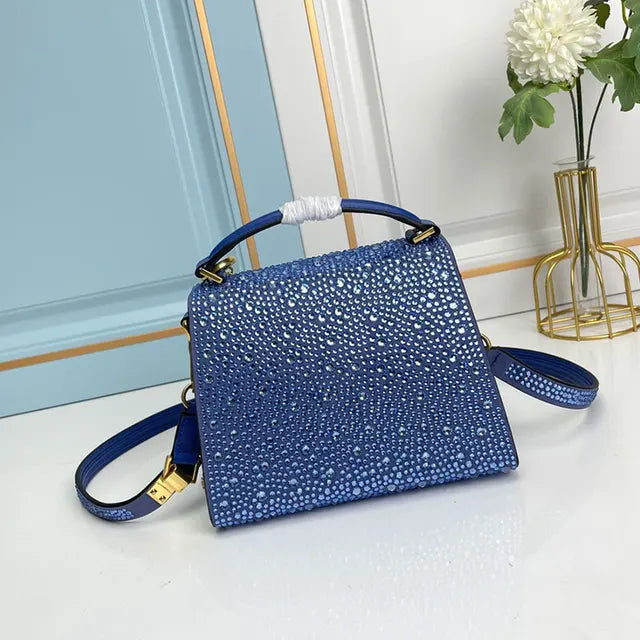 Luxury Crystal Bag Evening Party Dinner Clutch Purse High Quality Fashion Classic Women Handbag Tote Shoulder Crossbody Send Box