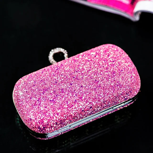 Beaded Pearl Evening Clutch Bag Latch Women Rhinestone Wedding Bridal Dinner Party Purse Female Stylish Evening Bags Pearl Purse