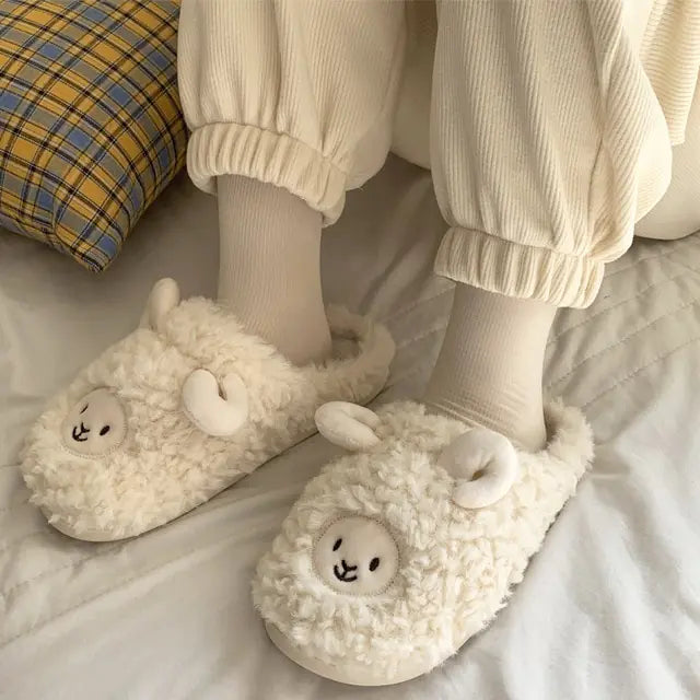 Warm Fur Winter Slippers