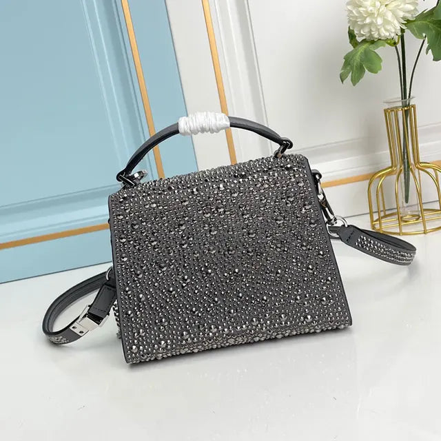 Luxury Crystal Bag Evening Party Dinner Clutch Purse High Quality Fashion Classic Women Handbag Tote Shoulder Crossbody Send Box