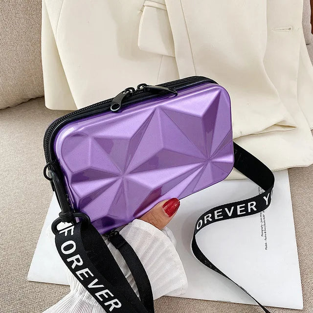 Luxury Hand Bags For Women 2023 New Suitcase Shape Totes Fashion Mini Luggage Bag Women's Branded Trending Famous Clutch Box Bag