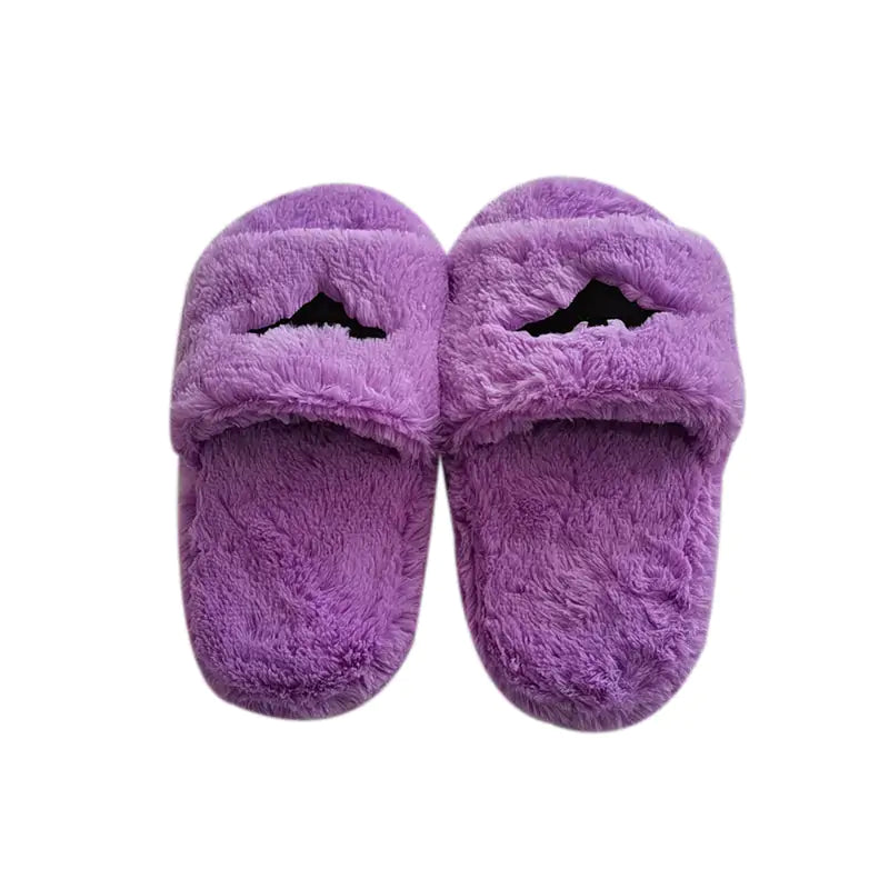 Women Plush Pumpkin Slippers