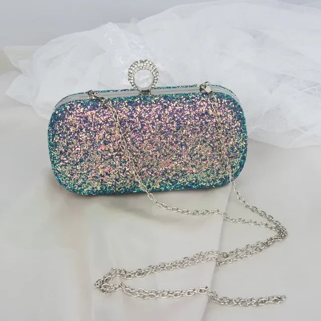 Beaded Pearl Evening Clutch Bag Latch Women Rhinestone Wedding Bridal Dinner Party Purse Female Stylish Evening Bags Pearl Purse