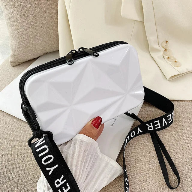 Luxury Hand Bags For Women 2023 New Suitcase Shape Totes Fashion Mini Luggage Bag Women's Branded Trending Famous Clutch Box Bag