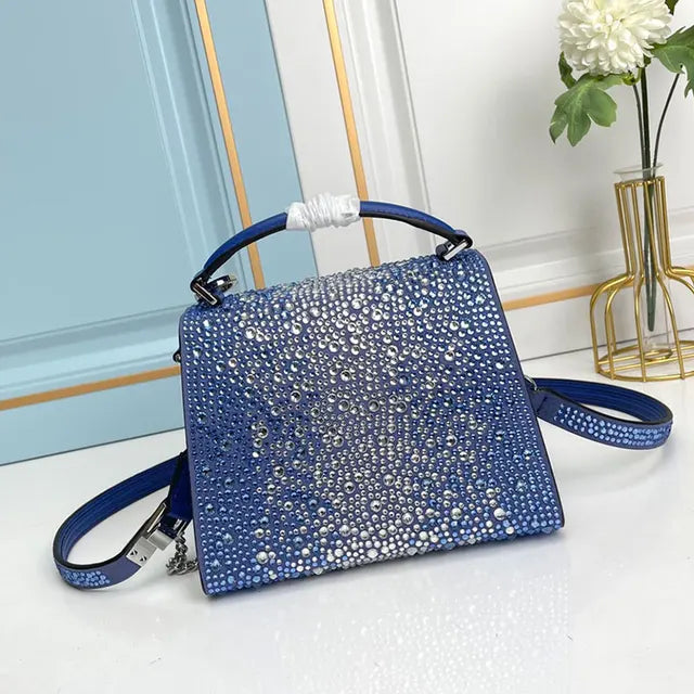 Luxury Crystal Bag Evening Party Dinner Clutch Purse High Quality Fashion Classic Women Handbag Tote Shoulder Crossbody Send Box