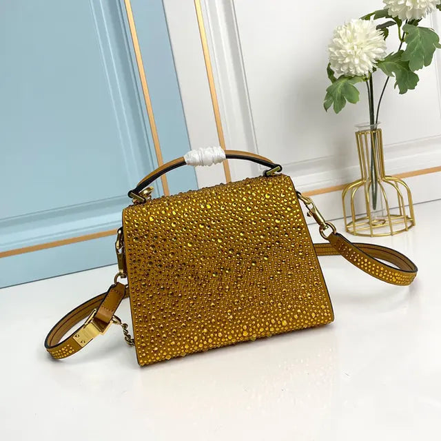 Luxury Crystal Bag Evening Party Dinner Clutch Purse High Quality Fashion Classic Women Handbag Tote Shoulder Crossbody Send Box