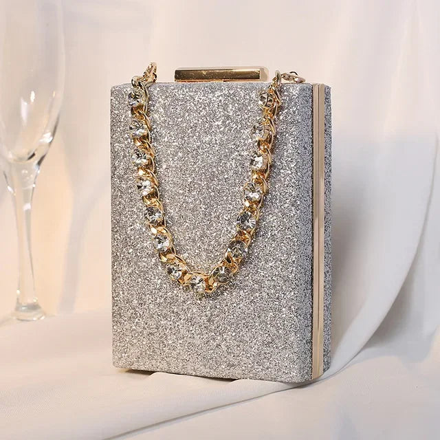 2023 New Women Diamond Evening Clutch Bags Fashion Chain Banquet Wallets Wedding Dinner Bags Mobile Phone Packs Party Pack Gifts