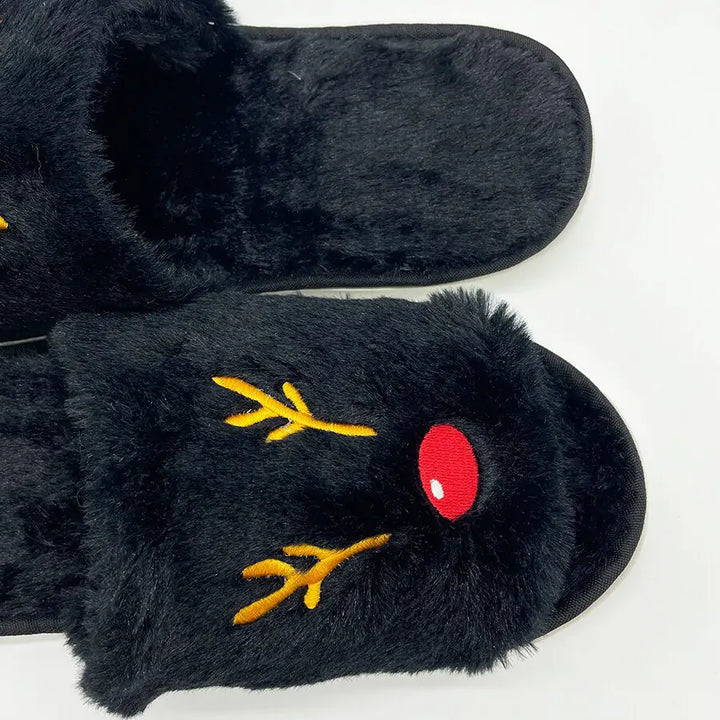 Women Christmas Slippers Plush