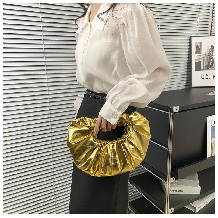 Gold Sliver Fashion Evening Clutch Women Chain Sling Shell Bags Party Wedding Crossbody Bags For Women Small Cute Purse Clutches