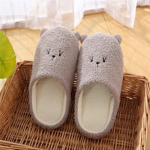 Fluffy Cute Animal Slippers