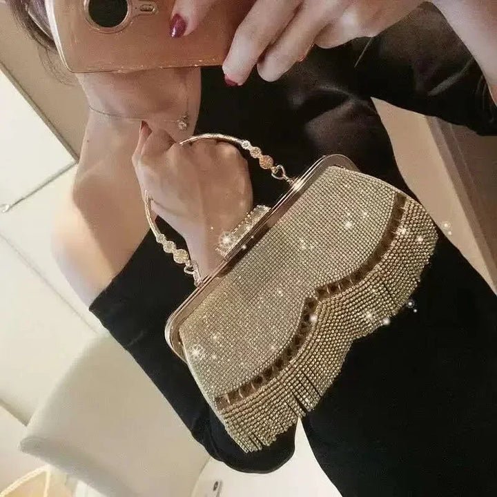 Hand for Wedding Party Banquet Diamond Clutch Bag Ladies Luxury Party Evening Bag Fashion Wedding Bridal Dress Bag