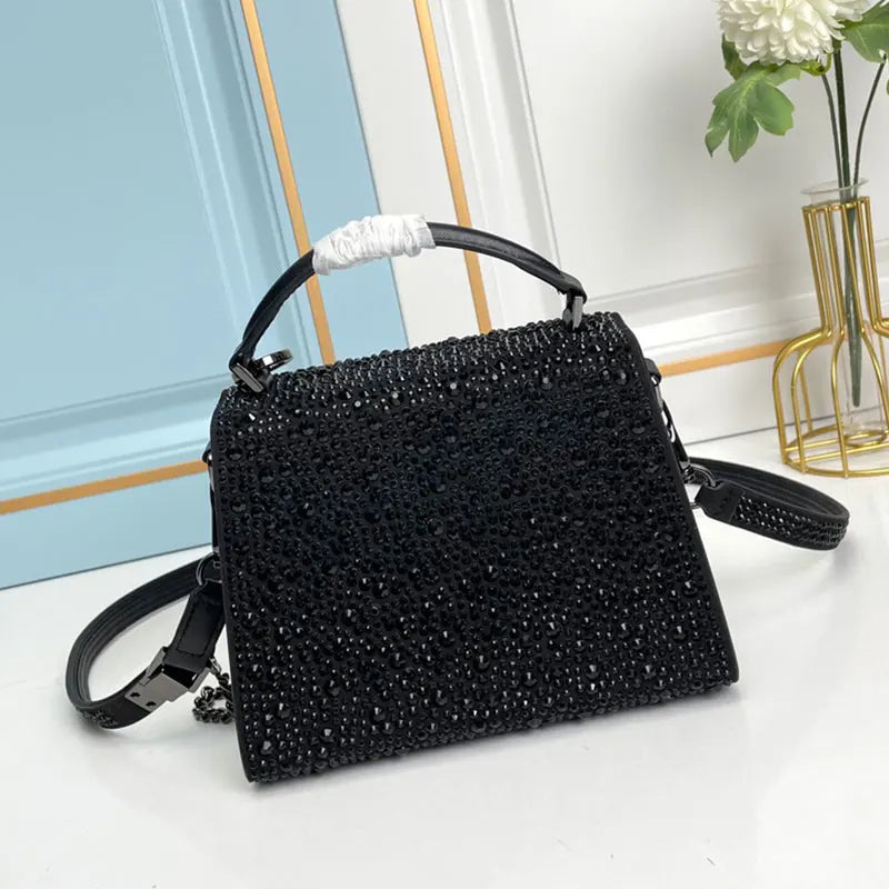 Luxury Crystal Bag Evening Party Dinner Clutch Purse High Quality Fashion Classic Women Handbag Tote Shoulder Crossbody Send Box