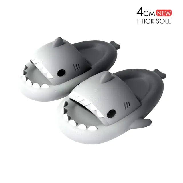 Graffiti Cloudy Shark Slippers