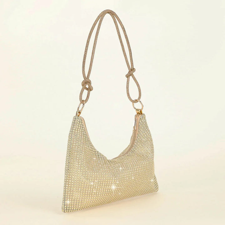 Luxury Shining Rhinestones Purses Shoulder Bag For Women Evening Party Handbag Imitation Crystal Purses And Handbag For Wedding