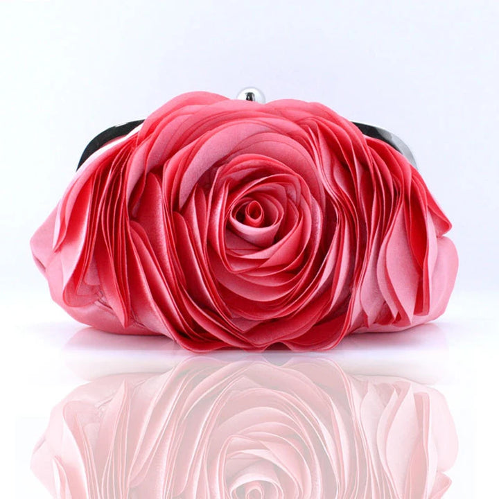 Fashion Flower Clutch Bag Women Wedding Handbag Bridal Clutch Purse Evening Dress Clutches Party Wallet Shoulder Chain Bag