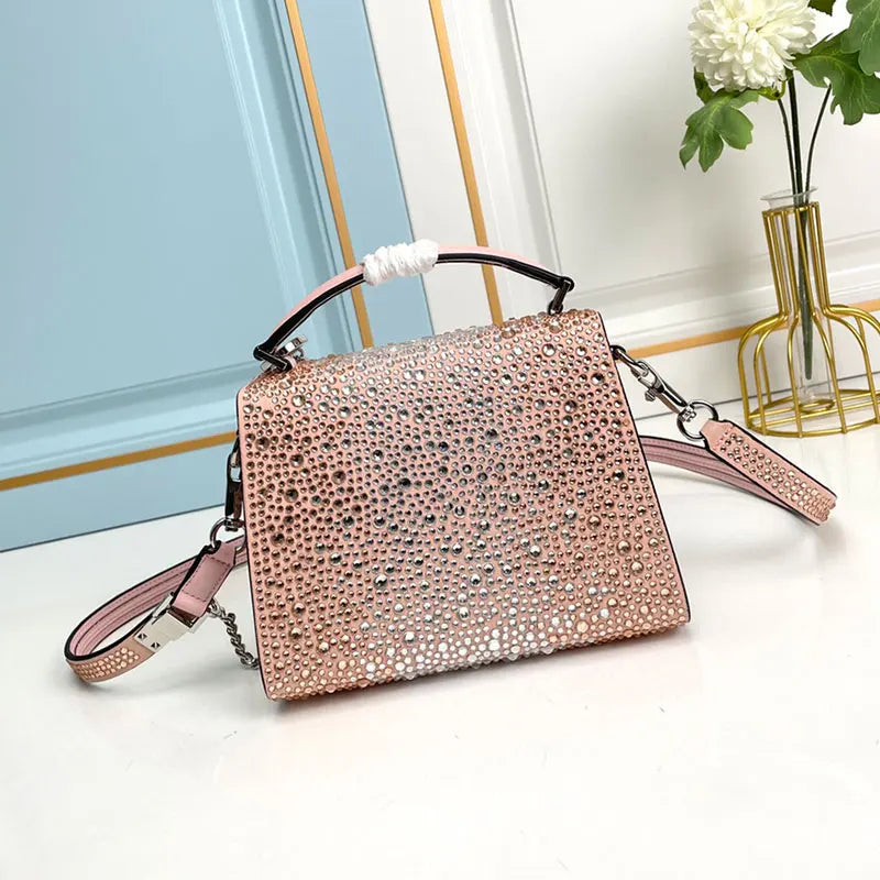 Luxury Crystal Bag Evening Party Dinner Clutch Purse High Quality Fashion Classic Women Handbag Tote Shoulder Crossbody Send Box