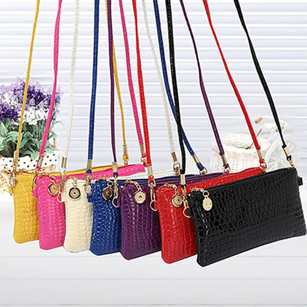 Women Fashion Shoulder Bag Coin Purse Tote Messenger Faux Leather Zipper Satchel Handbag Girls Card Wallets